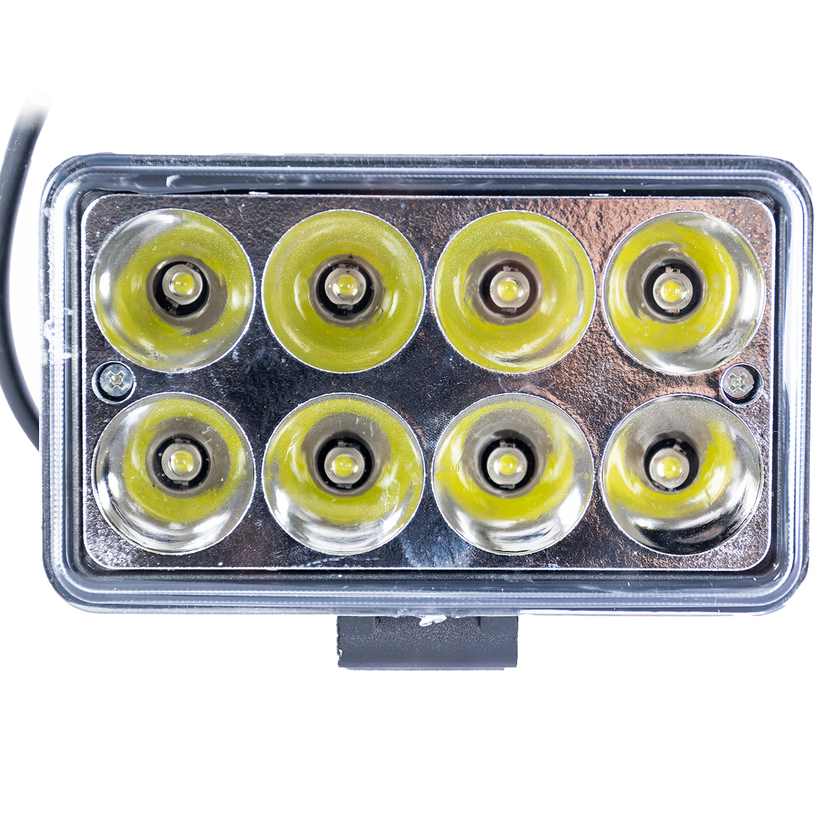 Farol aux led retangular 8 leds (24w) 15x9x5 cm 12/24 - gtl1012br
