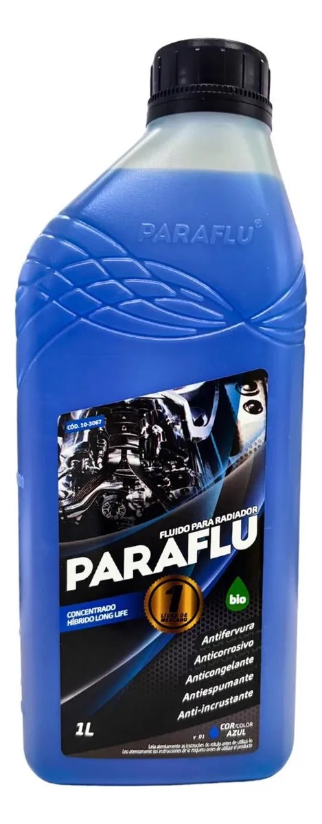 Aditivo radiador (azul) concentrado (diluir) organico 12x1 lt - 10-3067